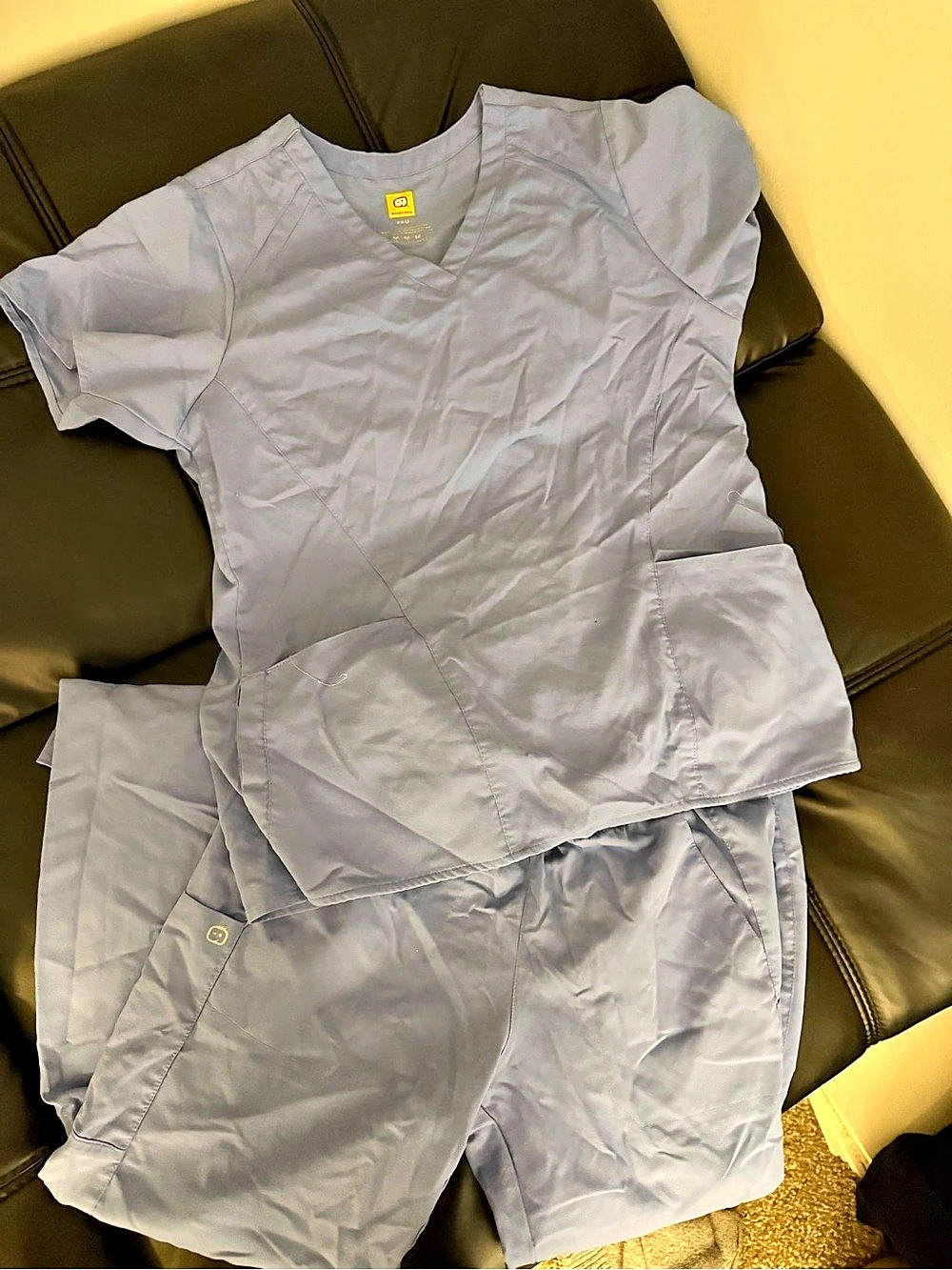 Wonderwink Medium Cecil blue Scrub Set